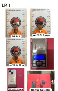 Polres Batu Bara ungkap 4 kasus narkotika dalam Operasi Antik Toba – 7 tersangka diamankan, sita sabu lebih dari 2,5 gram