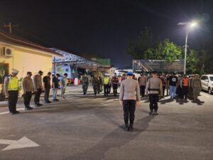 Polres Batu Bara Gelar Apel Bersama Instansi – Laksanakan Patroli Gabungan Antisipasi Gangguan Kamtibmas Malam Takbiran