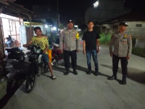 Polsek Medang Deras Gelar Patroli Malam – Antisipasi Kejahatan dan Gangguan Kamtibmas