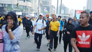 Sambut Hari Bhayangkara ke-80, Kakorsabhara Baharkam Polri Ikuti Jalan Sehat Bersama Kapolri di CFD Jakarta   