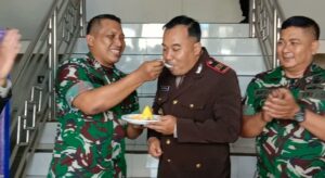 Danramil 03 Serengan dan Anggota Datangi Mapolsek Serengan   