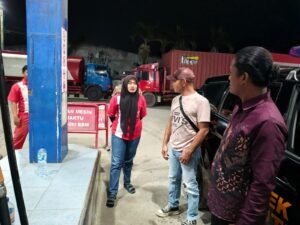 Polsek Air Putih Laksanakan Patroli Malam Minggu – Antisipasi Balap Liar dan Begal di Jalinsum hingga SPBU Si Pare Pare   