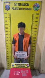Kantongi Sabu 1,72 gram, Seorang Pria Diamankan Sat Narkoba Polresta Deli Serdang   
