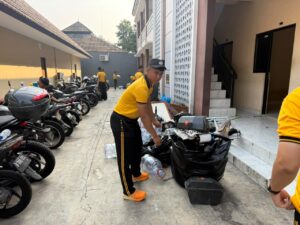 Rawat Aset Negara, Personel Detasemen Perintis Laksanakan Kurve di Mako Korsabhara Baharkam Polri   