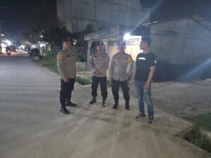 Polsek Medang Deras Laksanakan Patroli Malam Gabungan – Antisipasi Kejahatan dan Himbau Masyarakat Amankan Kendaraan   