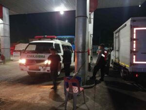 Polsek Lima Puluh Lakukan Monitoring SPBU – Stok BBM di Simpang Gambus Hanya Tersisa Pertamax, Pengiriman dari Belawan Dalam Perjalanan   