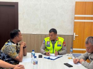 Satlantas Polres Batu Bara Koordinasi dengan Dinas Perhubungan – Dorong Sinergitas untuk Kamseltibcarlantas Aman Tertib Lancar   