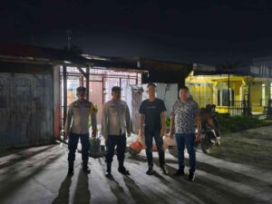 Polsek Medang Deras gelar patroli malam – antisipasi kejahatan, geng motor, dan premanisme   