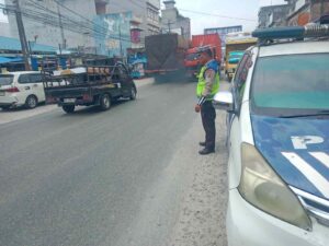 Satlantas Polres Batu Bara Lakukan Gatur Sore di Jalinsum Indrapura – Kegiatan Aman Lancar