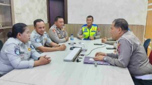 Satlantas Polres Batu Bara Gelar Koordinasi dengan PT. Jasa Raharja – Perkuat Sinergi untuk Kamseltibcarlantas yang Kondusif