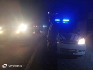 Satlantas Polres Batu Bara Lakukan Patroli Malam Hari di Pos Lantas Sei Bejangkar – Hidupkan Senter Apple di Area Rawan Masalah Lalu Lintas