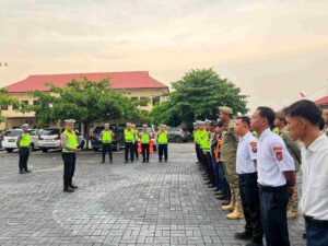 Sat Lantas Polres Batu Bara Gelar Apel Fungsi Bersama Dinas Perhubungan Dan Satpol PP Kabupaten Batu Bara