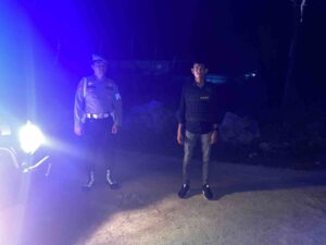 Polsek Talawi Gelar Patroli Malam, Antisipasi Tawuran, Balap Liar Dan Pungutan Liar Di Tanjung Tiram