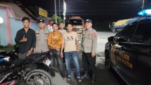 Polsek Air Putih Gelar Patroli Malam, Cegah Balap Liar, Tawuran dan Aksi Begal   