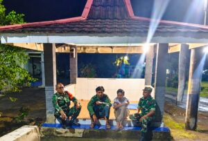 Koramil Giritontro Jaga Keamanan Wilayah Tetap Kondusif