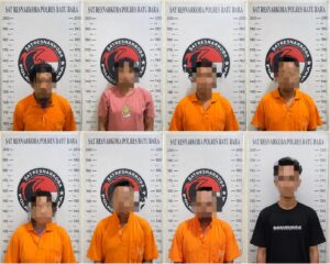 Satresnarkoba Polres Batu Bara Ungkap Enam Kasus Narkotika Dalam 24 Jam, Tujuh Tersangka Diamankan   