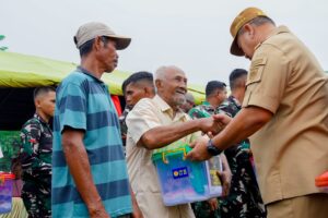 Bupati Baharuddin Apresiasi Keberhasilan TMMD ke – 129, Beri Manfaat Nyata bagi Masyarakat Batu Bara   