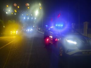 Sat Lantas Polres Pematangsiantar Gelar Blue Light Patrol, Antisipasi Kejahatan Dan Pelanggaran Lalu Lintas Malam Hari