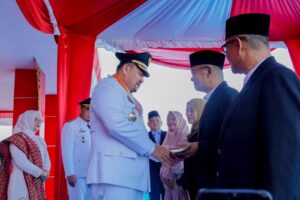 Bupati Batu Bara Pimpin Upacara Detik-Detik Proklamasi HUT ke-81 Kemerdekaan RI   