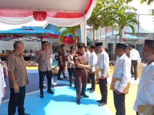Kapolres Batu Bara Hadiri Penyerahan Remisi Umum HUT RI Ke-81 Di Lapas Labuhan Ruku   
