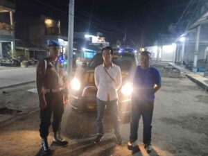 Polsek Talawi Patroli Malam, Antisipasi Tawuran Dan Kejahatan Jalanan   