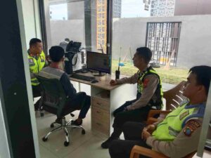 Sat Lantas Polres Pematangsiantar Lakukan Monitoring Dan Survey Jalur Ring Road Dan Simpang Dua   