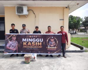 Wujud Kepedulian Nyata, Polres Batu Bara Gelar Minggu Kasih dan Salurkan Bantuan Sembako ke Masyarakat   