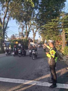 Pos Padat Pagi Senin, Sat Lantas Pematangsiantar Kawal 35 Titik Rawan Kepadatan Lalu Lintas   