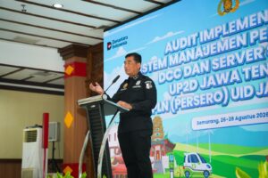 Ditpamobvit Korsabhara Baharkam Polri Tinjau Langsung Obvitnas Ketenagalistrikan PT PLN UP2D Jateng