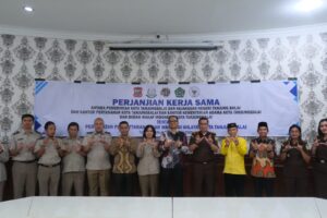Wakil Wali Kota Ikuti Penandatanganan Nota Kesepahaman dan PKS Percepatan Pendaftaran Tanah Wakaf di Wilayah Kota Tanjungbalai    