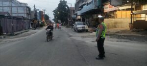 Sat Lantas Pematangsiantar Amankan Jalur Lari 5K & 10K Pesta QRIS di Jalan Kartini, Kegiatan Berjalan Aman & Lancar   