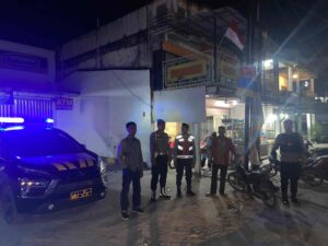 Jaga Keamanan Wilayah, Polsek Talawi Laksanakan Patroli Malam KRYD Antisipasi Gangguan Kamtibmas   