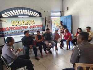 Satlantas Polres Pematangsiantar Laksanakan Mediasi Kecelakaan Lalu Lintas, Kedua Pihak Disepakati Berdamai