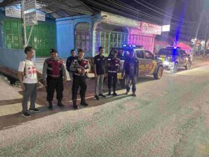 KRYD Patroli Malam Polsek Talawi, Sasar Titik Rawan dan Dialog Langsung Warga Jaga Kamtibmas   