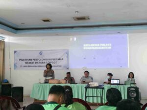Sat Lantas Polres Pematangsiantar Gelar Pelatihan Pertolongan Pertama Korban Kecelakaan di RS Vita Insani   