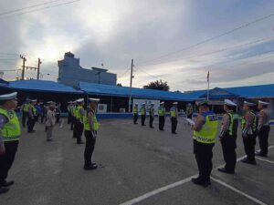 Apel Pagi Satlantas Polres Pematangsiantar, Kasat Lantas Tekankan Peningkatan Pelayanan kepada Masyarakat   