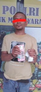Polsek Talawi Amankan Pria Berinisial IS, di Duga Kuasai Sabu di Desa Bogak   
