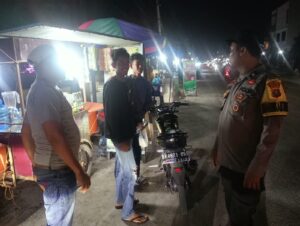 Patroli Malam Polsek Air Putih Sisir Titik Rawan, Antisipasi Balap Liar, Begal dan Tawuran   