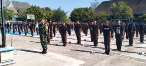 Ratusan Siswa SMKN 1 Giritontro Wonogiri Dilatih TNI   