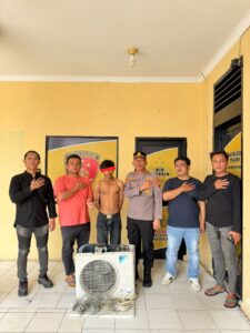 Polsek Talawi Amankan Pelaku Pencurian Outdoor AC Milik Telkomsel