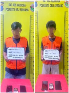 Berani Nyimpan Narkoba Dibekuk Satresnarkoba Polresta Deli Serdang   