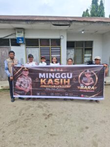Polres Batu Bara Gelar Minggu Kasih, Salurkan Sembako dan Sampaikan Pesan Kamtibmas   